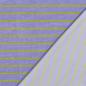 Preview: 0,5 MTR. ♥ FROTTEE STREIFEN FLIEDER/LIME ♥