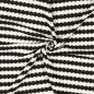 Preview: 0,50 MTR.  ♥ STRICKSTOFF JACQUARD SCHWARZ/WEISS ♥