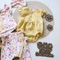 Preview: 0,5 MTR. ♥ LoCHSTICKEREI  MuSSELIN - HELL GELB - DouBLE GAUZE ♥