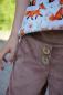 Preview: 0,5 MTR. ♥ WEICHER  FEINCORD HELLBRAUN  ♥