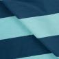 Preview: 0,50 MTR. XL STREIFEN NAVY AQUA - FRENCH TERRY