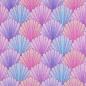 Preview: 0,5 MTR. ♥ FRENCH TERRY - MERMAID MUSCHEL  ♥