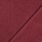 Preview: 0,5 MTR. ♥ Doubelface Baumwollfleece BORDEAUX MELANGE - 100% Baumwolle ♥