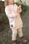 Preview: ♥0,5 Mtr. Bündchen - GLATT - ROSE/APRICOT - Meliert  ♥