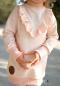 Preview: ♥0,5 Mtr. Bündchen - GLATT - ROSE/APRICOT - Meliert  ♥