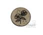 Preview: 1 Stück ♥ EIGENPRODUKTION KOKOSKNOPF Blume...  - HOLZKNOPF - 22mm ♥