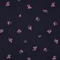 Preview: 0,5 MTR. ♥ MuSSELIN GESTICKTE STREUBLÜMCHEN NAVY ♥