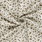 Preview: 0,5 MTR. ♥ MuSSELIN LEO NATURAL BRAUN ♥