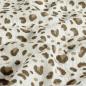 Preview: 0,5 MTR. ♥ MuSSELIN LEO NATURAL BRAUN ♥