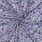 Preview: 0,50 MTR. ♥ LITTLE FLOWER GARDEN FLIEDER  DUSTY BLUE - JERSEY ♥