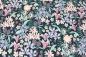 Preview: 0,50 MTR. ♥ BLUMENWIESE NAVY JERSEY  ♥