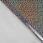 Preview: 0,5 MTR. ♥ LEO GLITZER SCHIMMER REGENJACKEN STOFF - WASSERDICHT ♥