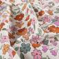 Preview: 0,5 MTR.  AUTUMN COLORFUL FLOWERS - FRENCH TERRY