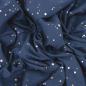 Preview: 0,50 MTR. ♥ GOLDEN BLUSH FOIL NAVY JERSEY ♥