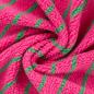 Preview: 0,5 MTR. ♥  TEDDY STREIFEN PINK/GRÜN  ♥