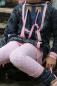 Preview: 1 MTR. ♥ Kordel, Band - flach - Rosa - 1,5 cm♥