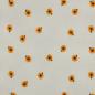 Preview: 0,5 MTR. ♥ MUSSELIN GESTICKTE SoNNENBLÜMCHEN ♥