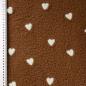 Preview: 0,5 MTR. ♥ TEDDY HERZCHEN BRAUN  ♥