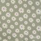 Preview: 0,50 MTR. ♥ DAISIES KHAKI MELANGE JERSEY  ♥