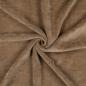 Preview: 0,50 MTR. ♥ FEINCORD DOUBLEFACE FLEECE TAUPE STRETCH ♥