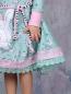 Preview: ♥1 Mtr. Wäschespitze - BLUMENRANKE - 6cm - MINT ♥