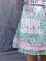 Preview: ♥1 Mtr. Wäschespitze - BLUMENRANKE - 6cm - MINT ♥