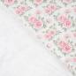 Preview: RESTSTÜCK 1,30 MTR.  ♥ RIPPSTRICK JERSEY PASTELL ROSES  ♥