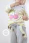 Preview: 1 MTR. ♥ PomPom Bommelborte WeiSS ♥
