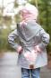 Preview: 0,5 MTR. ♥ REFLEKTIERENDER SOFTSHELL GRAU ♥