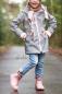 Preview: 0,5 MTR. ♥ REFLEKTIERENDER SOFTSHELL GRAU ♥