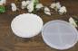 Preview: 1 STÜCK ♥ GIESSFORM SILIKON RUNDE SCHALE MIT WELLENRAND 12cm ♥
