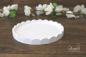 Preview: 1 STÜCK ♥ GIESSFORM SILIKON RUNDE SCHALE MIT WELLENRAND 12cm ♥