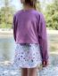 Preview: 0,5 MTR. ♥  UNI BIO BAUMWOLLJERSEY LAVENDEL ♥