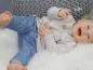 Preview: 0,5 MTR. ♥ Soft Schimmer Tüll Light BLUE *Extra weich* ♥