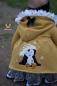 Preview: 0,50 MTR. KuSCHLIGER GLITZER SWEAT - SENF