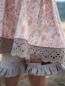 Preview: ♥1 Mtr. Wäschespitze - XXL Blütentraum 8cm - TAUPE ♥