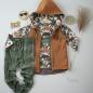 Preview: 0,5 MTR. ♥ DENIM JEANS JERSEY - KHAKI ♥