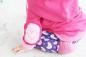 Preview: 0,5 MTR. Kuschliger KONFETTI SWEAT BEERE - bunte Tupfen - Farbeffekte