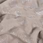 Preview: 0,5 MTR. ♥ GLITTER HEARTS FLEECE SAND  ♥