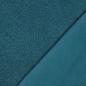 Preview: 0,5 MTR. ♥ TEDDY  - FLEECE INNENSEITE  DOUBLEFACE PETROL ♥