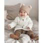 Preview: 0,5 MTR. ♥ GESTICKTE HERZEN TEDDY ♥
