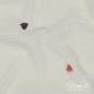 Preview: RESTSTÜCK 0,90 MTR. ♥ GESTICKTE HERZEN TEDDY ♥