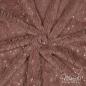Preview: 0,5 MTR. ♥ KUSCHELWEICHER FOIL TEDDY ROSEGOLD  ♥ 