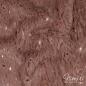 Preview: 0,5 MTR. ♥ KUSCHELWEICHER FOIL TEDDY ROSEGOLD  ♥ 