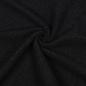 Preview: 0,5 MTR. ♥ TEDDY  - FLEECE INNENSEITE  DOUBLEFACE SCHWARZ  ♥