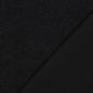 Preview: 0,5 MTR. ♥ TEDDY  - FLEECE INNENSEITE  DOUBLEFACE SCHWARZ  ♥