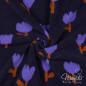 Preview: 0,5 MTR. ♥ TULIP TEDDY NAVY - TULPEN ♥