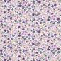 Preview: 0,5 MTR.  ♥ RIPPSTRICK JERSEY SPRING FLOWERS LILA ♥