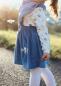 Preview: 0,50 MTR. ♥ BREITCORD PuDERBLAU ♥