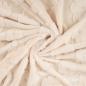 Preview: 0,5 MTR. ♥ DAISIES SOFT TEDDY NATUR ♥